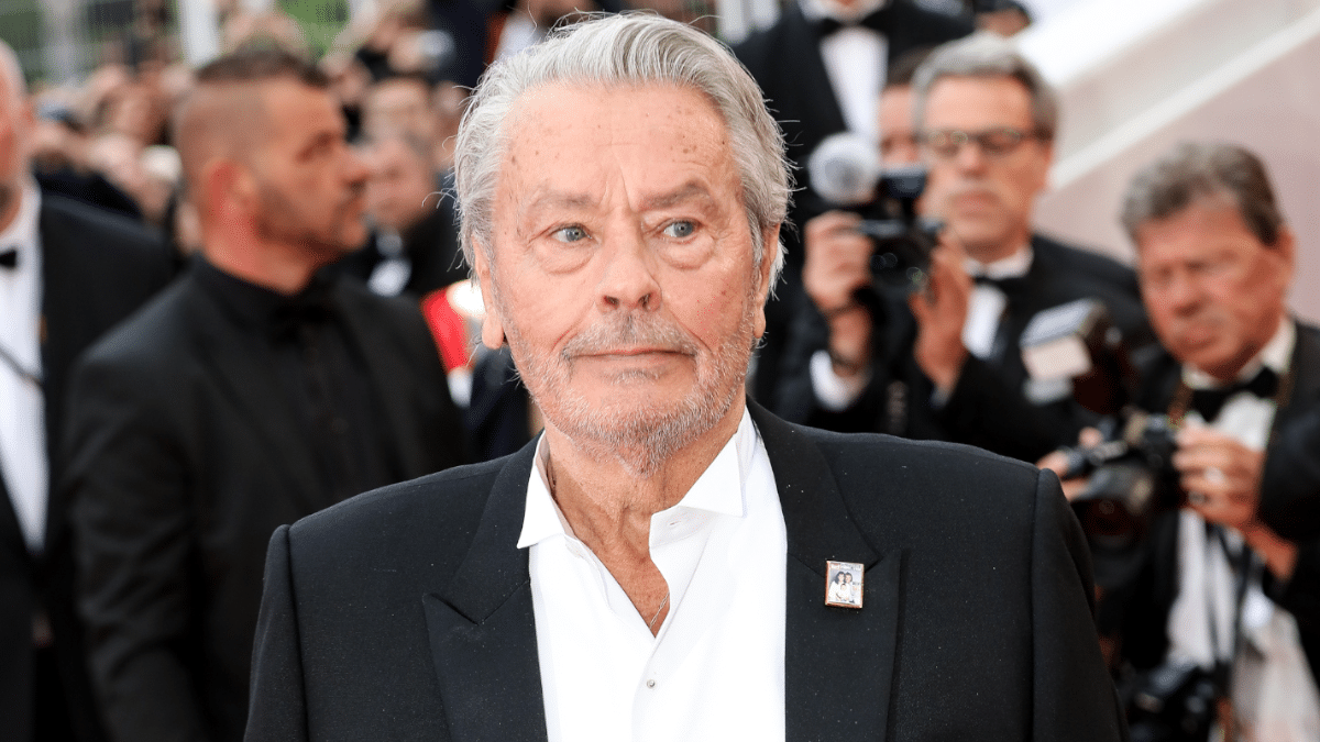 El actor Alain Delon, en el Festival de Cannes de 2019.