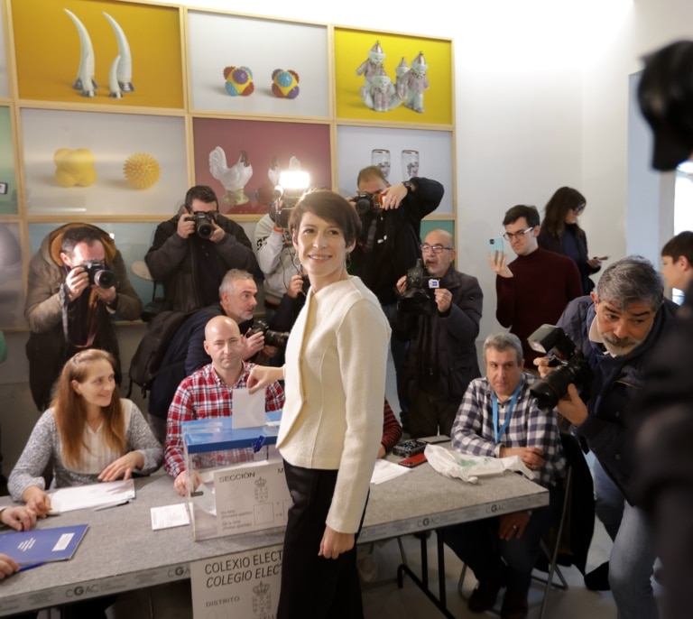 Elecciones Galicia 2024: así votan los candidatos a la presidencia de la Xunta