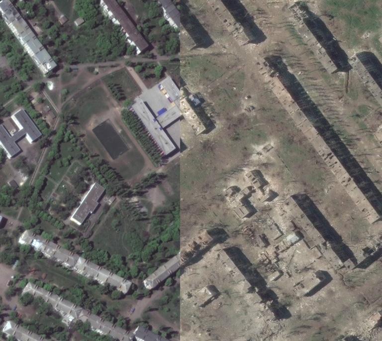 Así cambiaron dos años de guerra el mapa de Ucrania