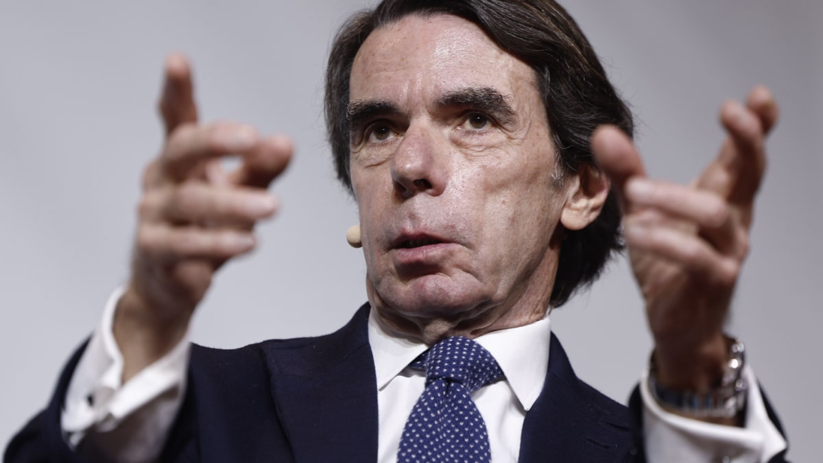 El expresidente del Gobierno José María Aznar (PP)