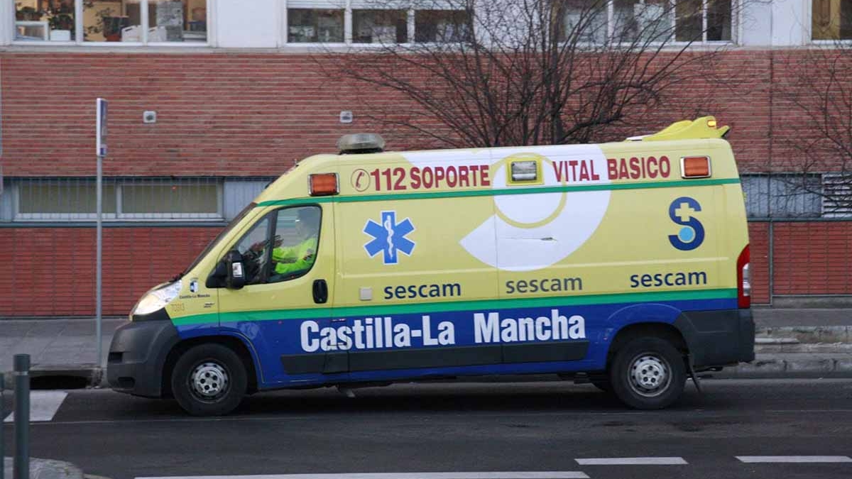 Ambulancia del 112 Castilla-La Mancha.