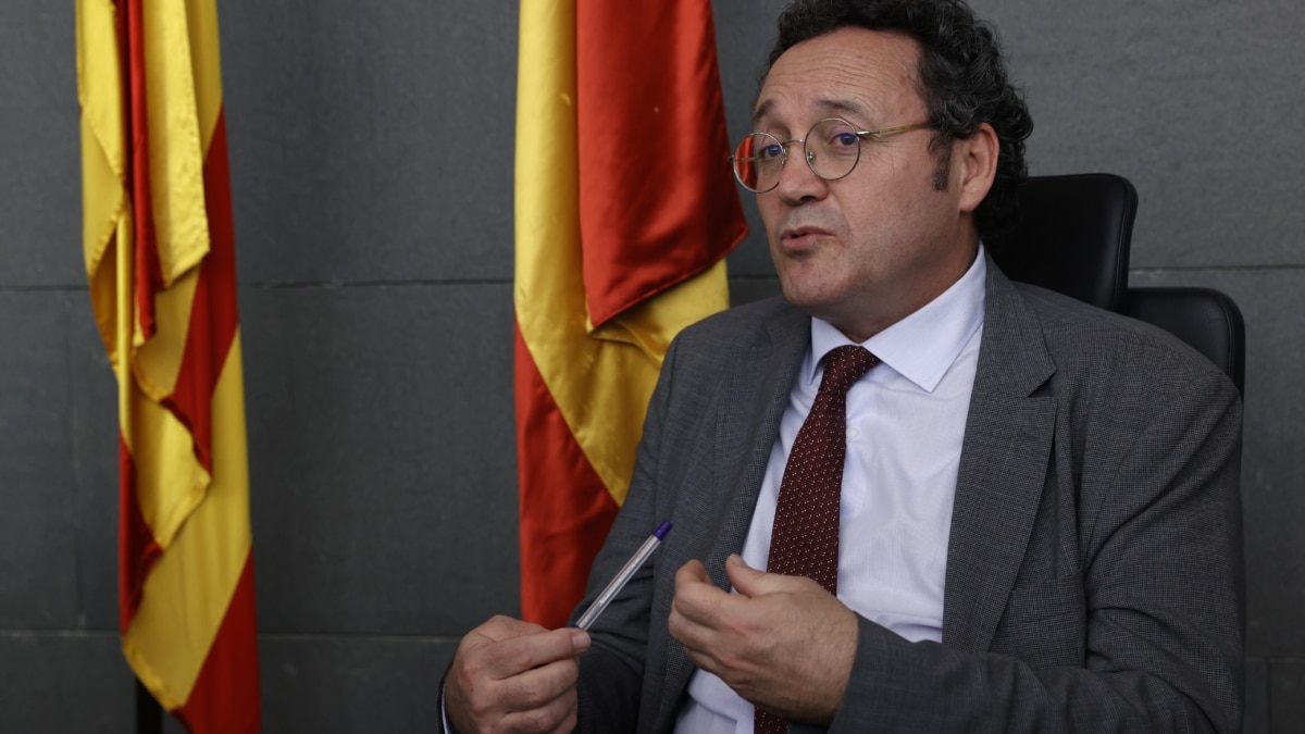 El fiscal general del Estado, Álvaro García Ortiz, en Barcelona.