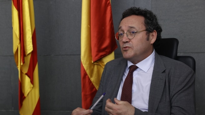 El fiscal general del Estado, Álvaro García Ortiz, en Barcelona.