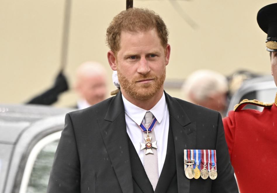 El príncipe Harry antes de la coronación de Carlos III. 