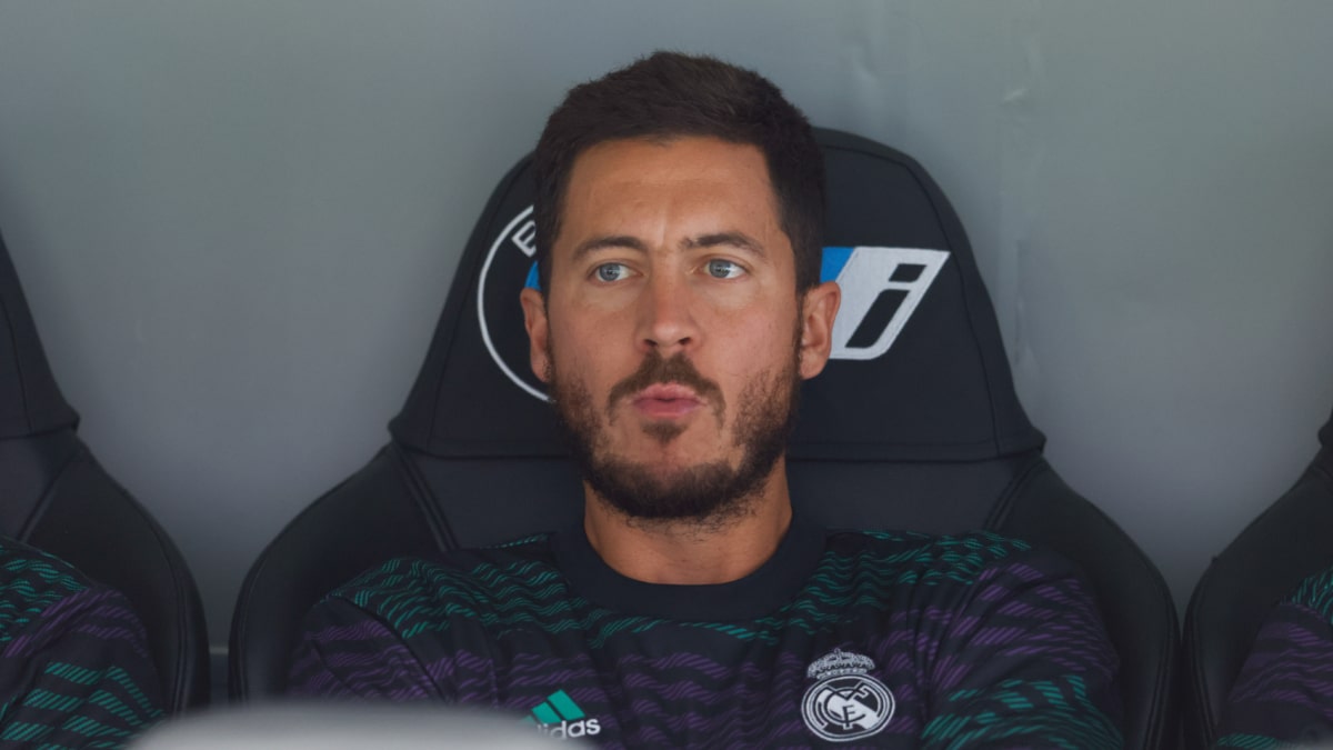 Eden Hazard durante su etapa en el Real Madrid