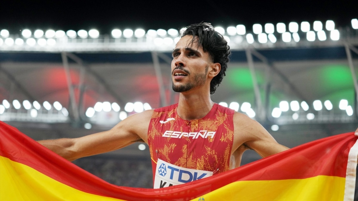 Mohamed Katir tras ser segundo el mundial de atletismo 2023