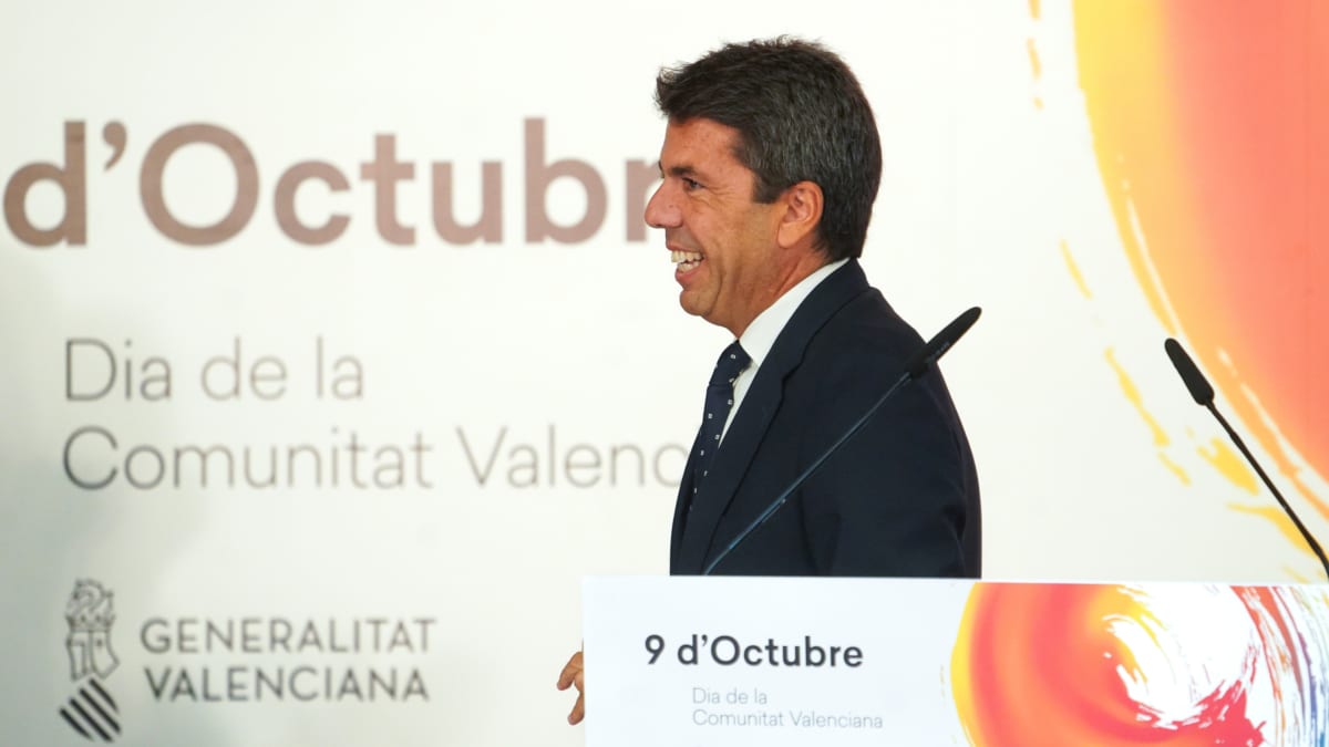 Carlos Mazón, presidente de la Generalitat de Valencia.