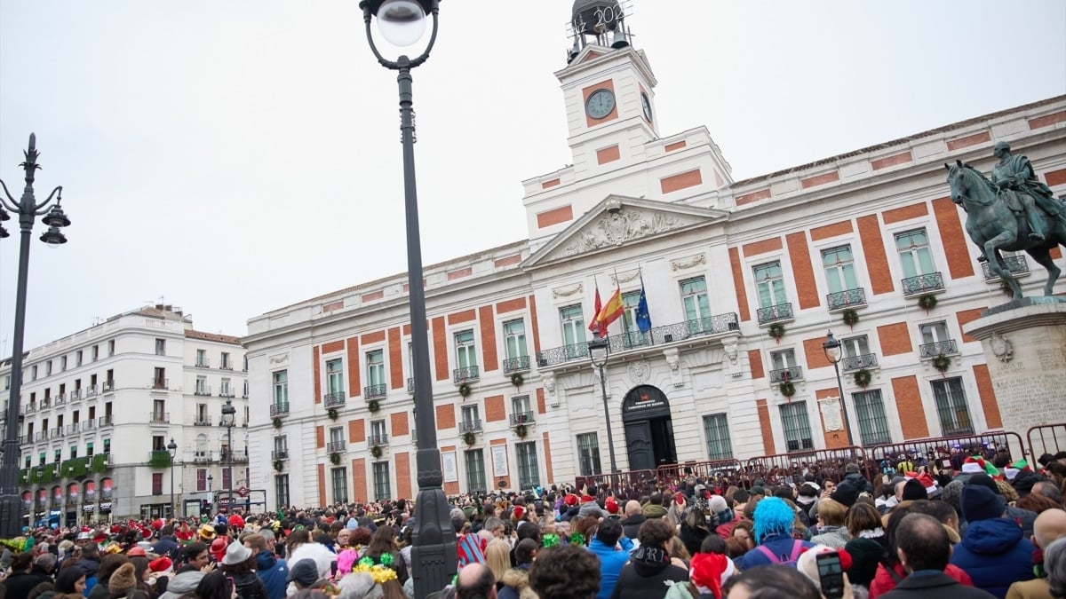 Puerta del Sol, Madrid.