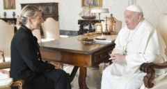 El Papa, fan de Yolanda Díaz: "Siga adelante, no afloje"