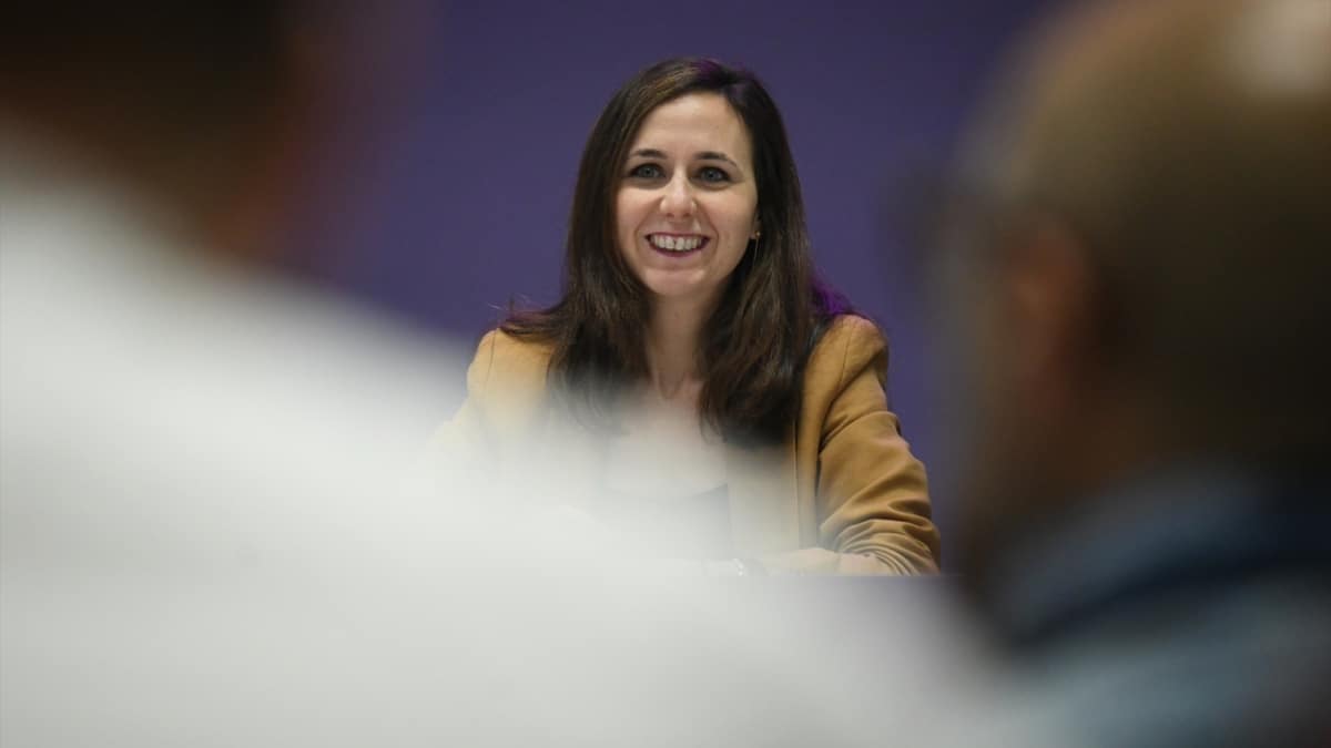 La secretaria general de Podemos, Ione Belarra.