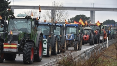 Continúan las protestas de los agricultores por cuarta jornada consecutiva