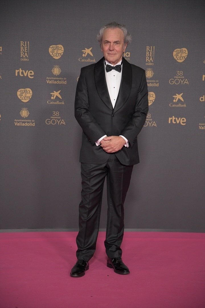 El actor José Coronado posa en la alfombra rosa de los Goya.