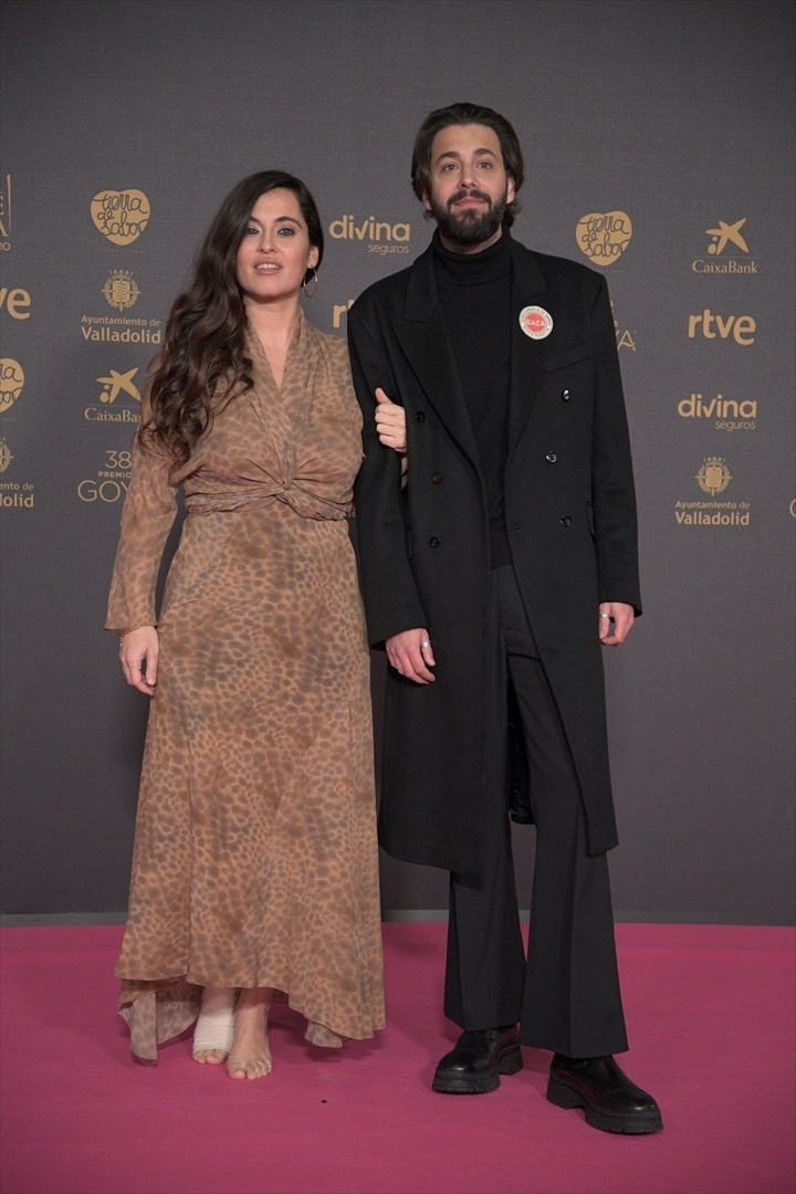 El cantante Salvador Sobral ha sido uno de los invitados de la velada de los Goya.