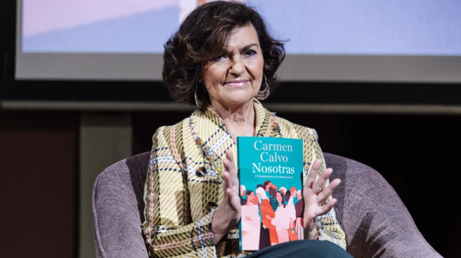 Carmen Calvo presenta 'Nosotras'. Carmen Calvo presenta 'Nosotras'.