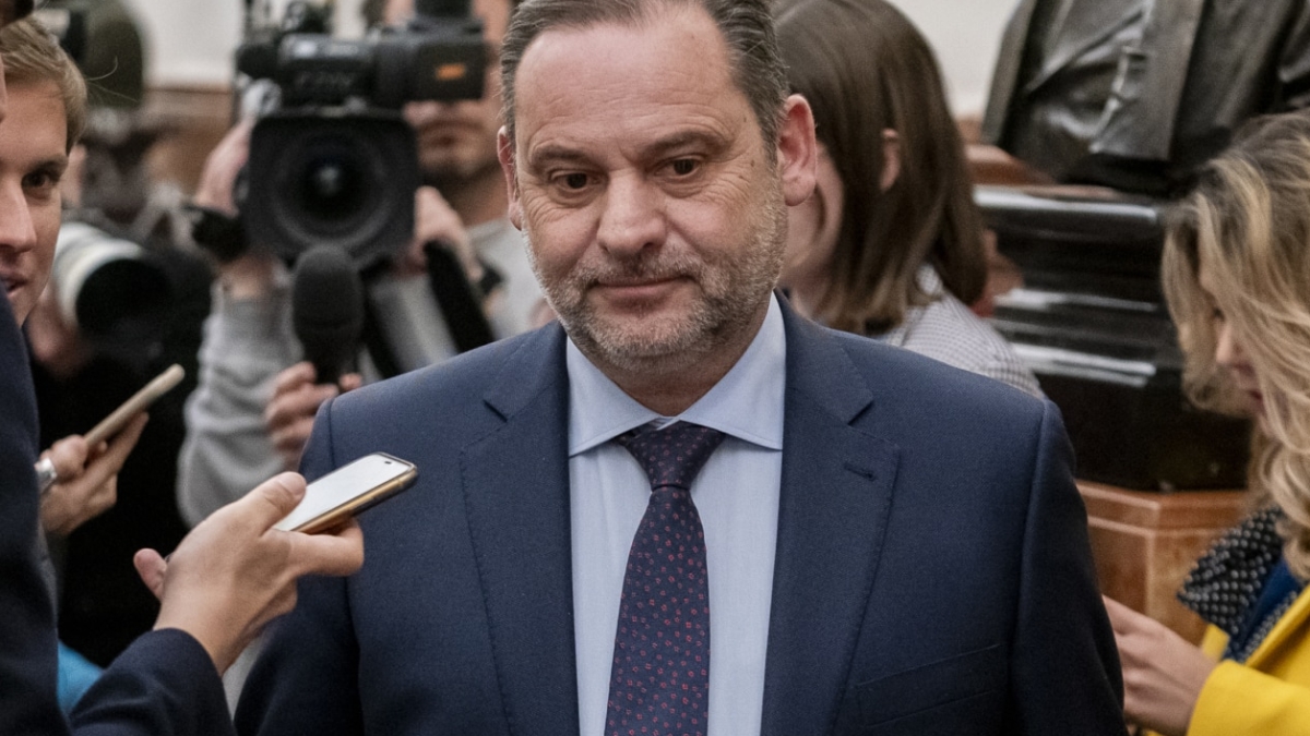 José Luis Ábalos, en el Congreso.