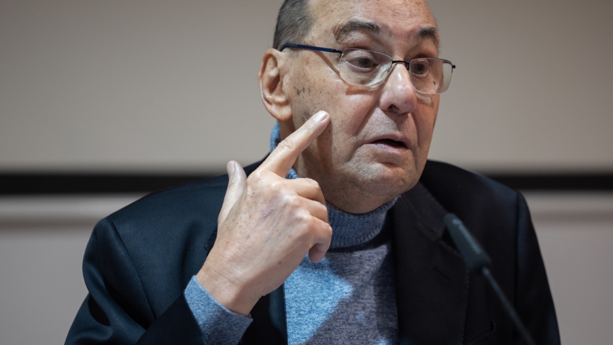 Alejo Vidal-Quadras, durante su comparecencia en la Asociación de la Prensa de Madrid.