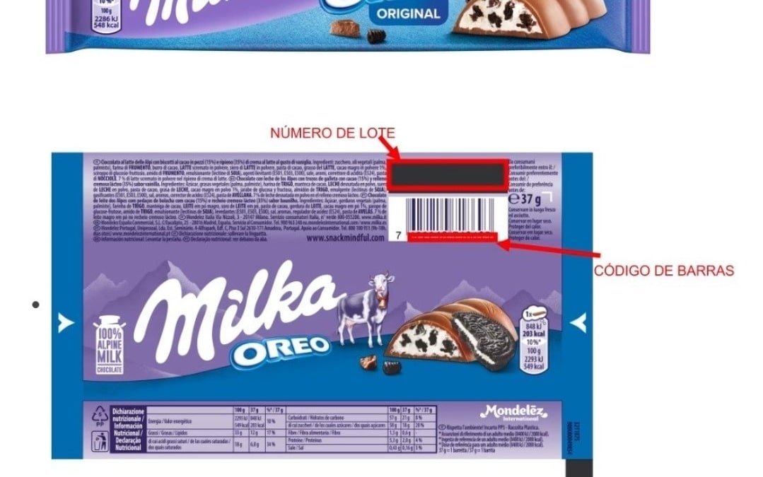 Alerta sanitaria por fragmentos de plástico en barritas de Milka