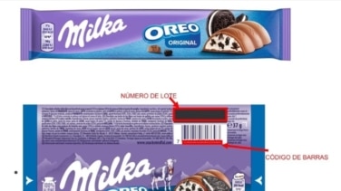 Alerta sanitaria por fragmentos de plástico en barritas de Milka