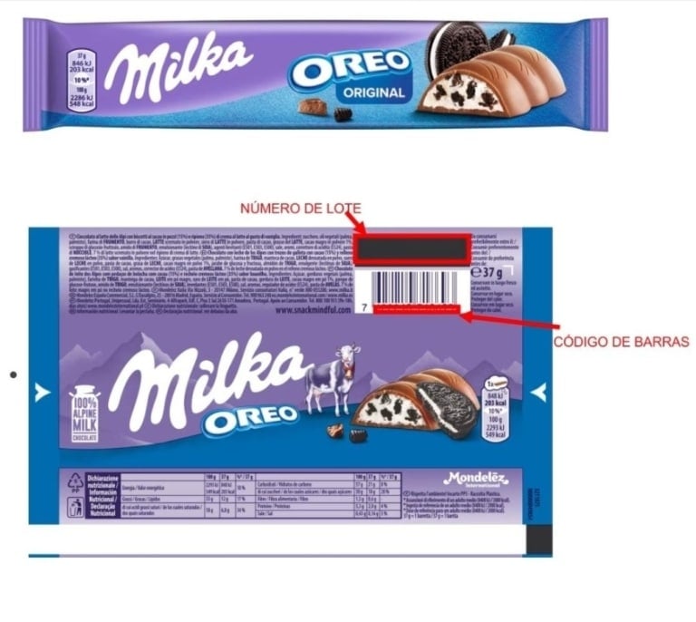 Alerta sanitaria por fragmentos de plástico en barritas de Milka