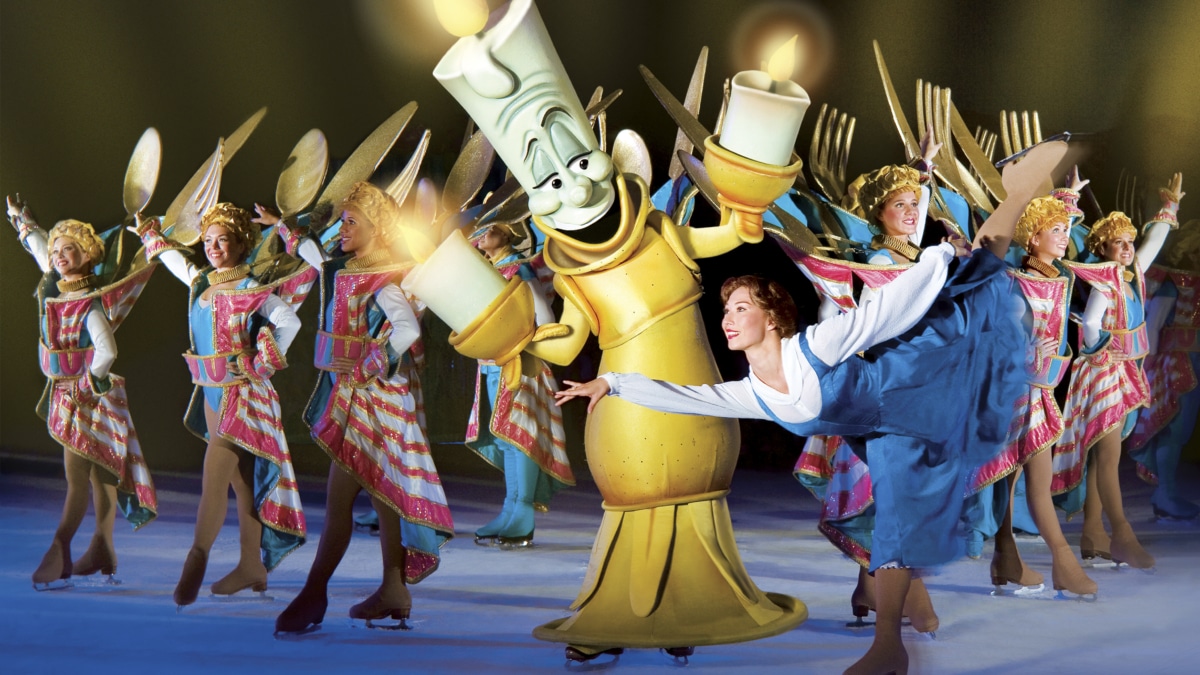 Parte de 'La bella y la bestia' en 'Disney On Ice - 100 Años de Emoción'