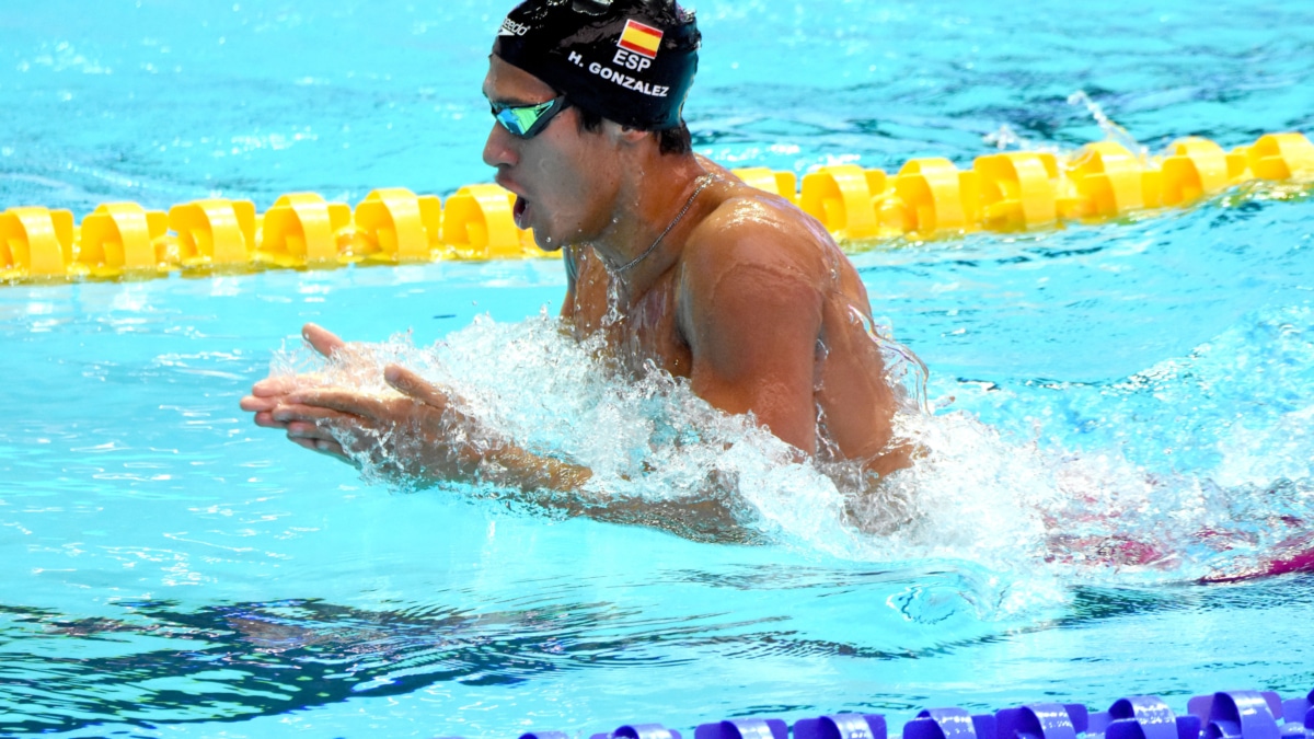 Hugo Gonzalez, el nadador español campeón del mundo en los 200 metros espalda