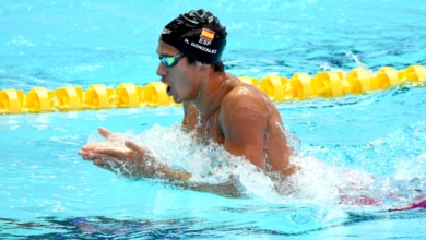 Hugo González, campeón del mundo en los 200 metros espalda