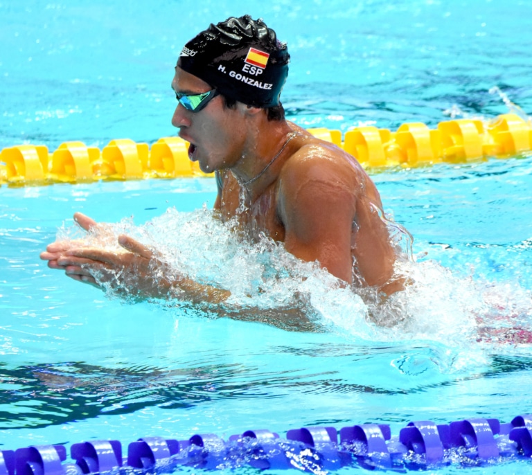 Hugo González, campeón del mundo en los 200 metros espalda