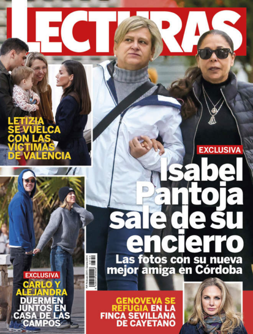 Isabel Pantoja y su mejor amiga en la portada.