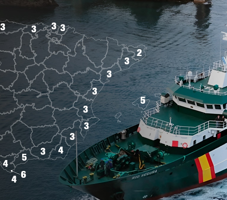 El 58% de las patrulleras de la Guardia Civil tiene más de 10 años