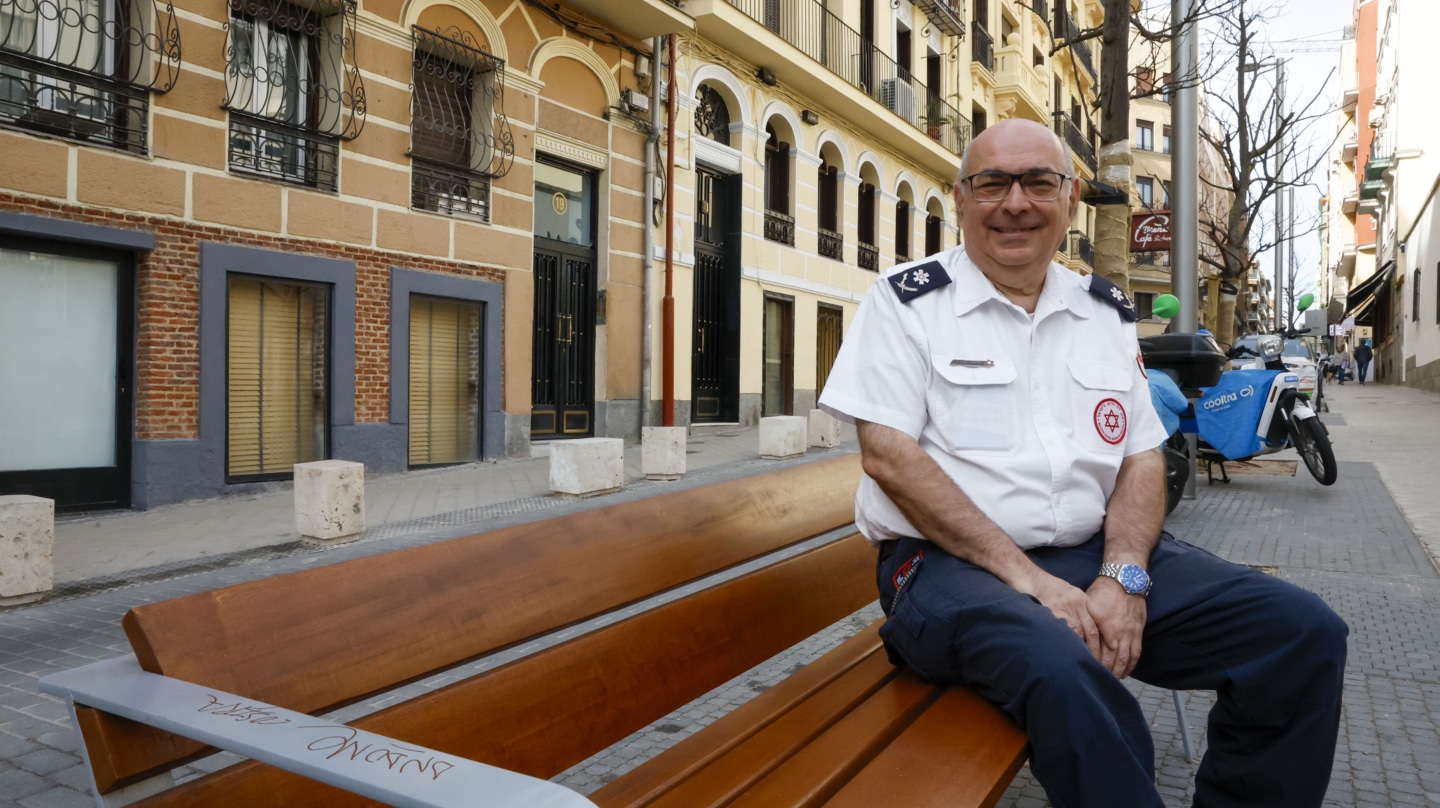 Chaim Rafalowski, coordinador nacional de gestión de desastres del Maguen David Adon.