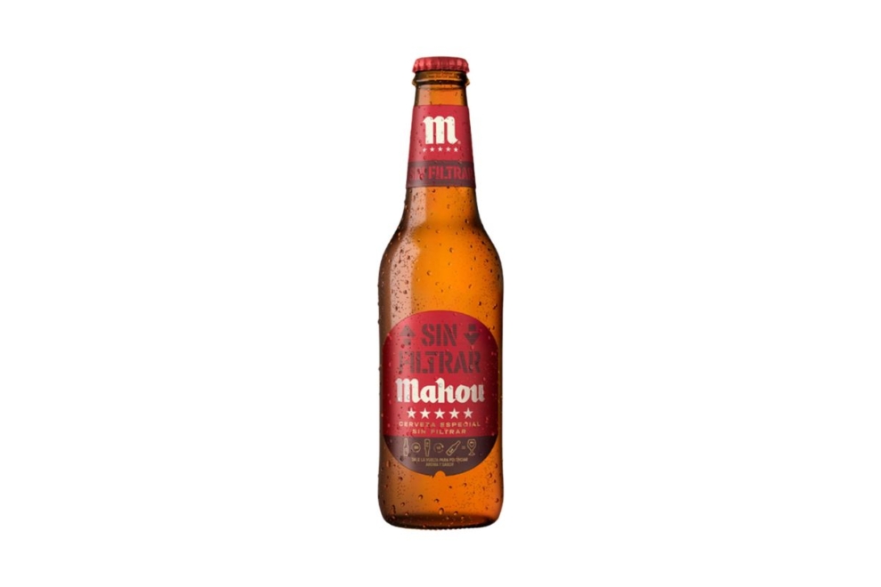 Cerveza Mahou Sin Filtrar formato botella