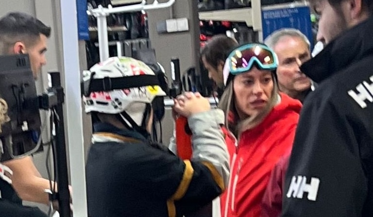 Míriam Nogueras esquía en Baqueira Beret tras tumbar la ley de amnistía