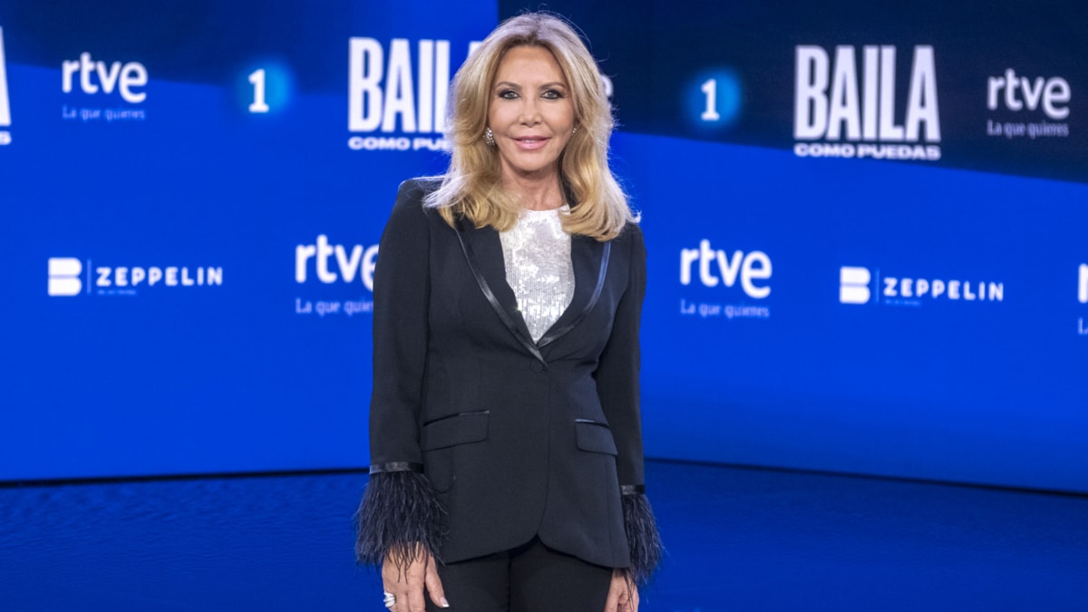 Norma Duval, en el plató de 'Baila como puedas'