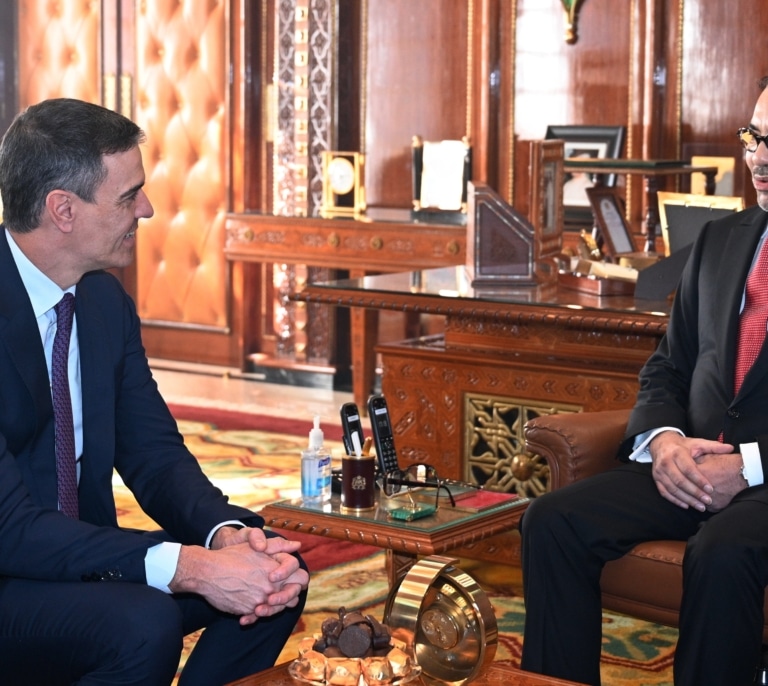 El rey Pedro y el rey Mohamed