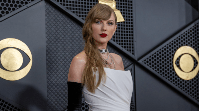 Taylor Swift, en una foto de la alfombra roja de los Grammy.