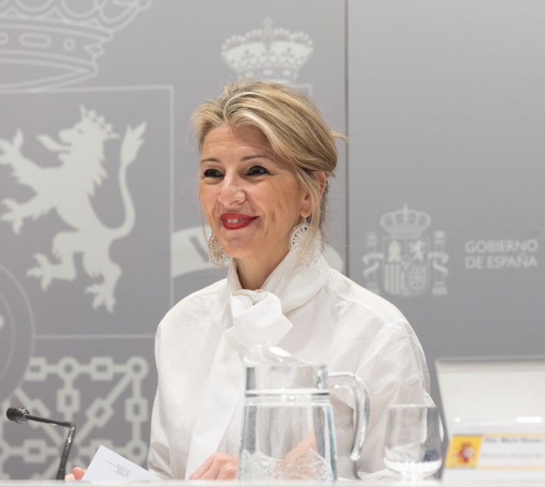 Yolanda Díaz en Palestina o en los Goya