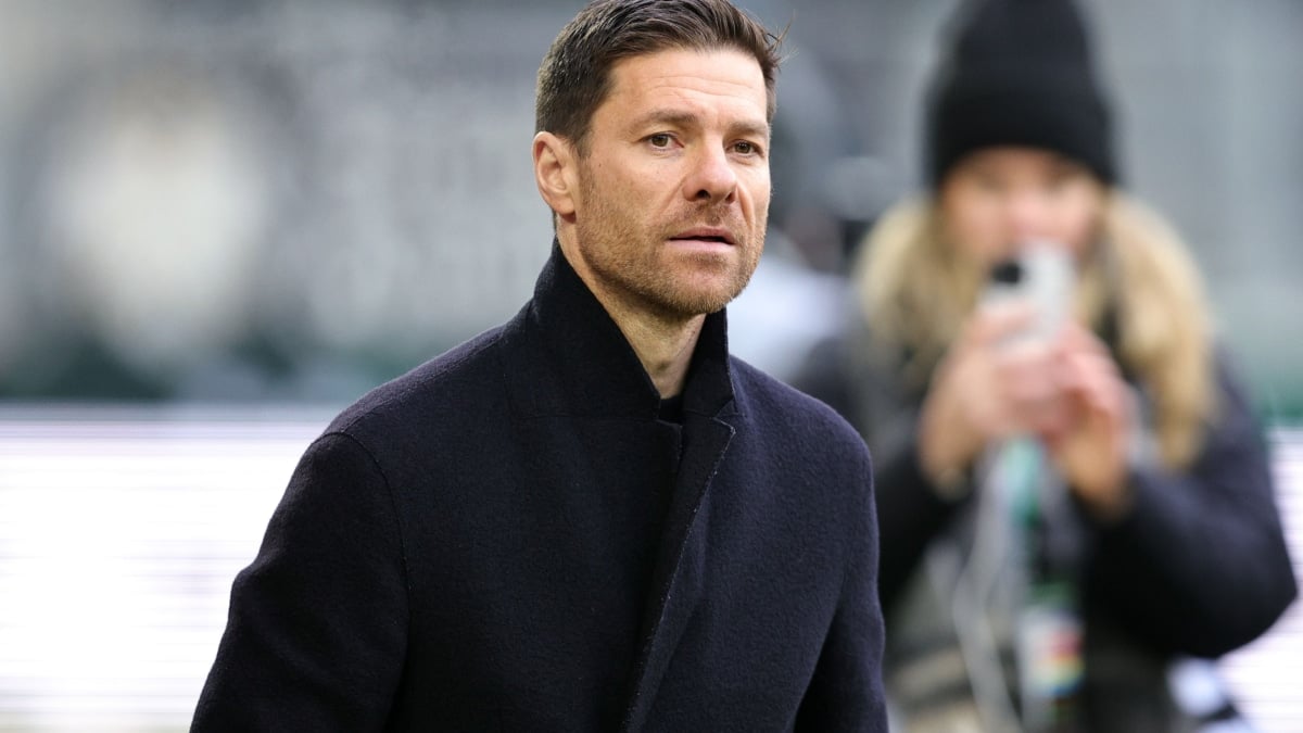 El entrenador del Bayer Leverkusen, Xabi Alonso