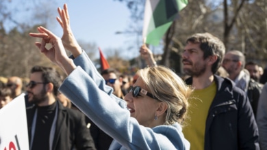 Yolanda Díaz reclama al Gobierno "comprometerse más" con el pueblo palestino y pide sancionar a Israel