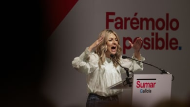La líder de Sumar sólo ha intervenido en cinco actos en la campaña de Galicia