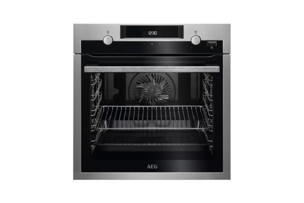 Horno Serie 6000 SteamBake con Aqua Clean AEG gris