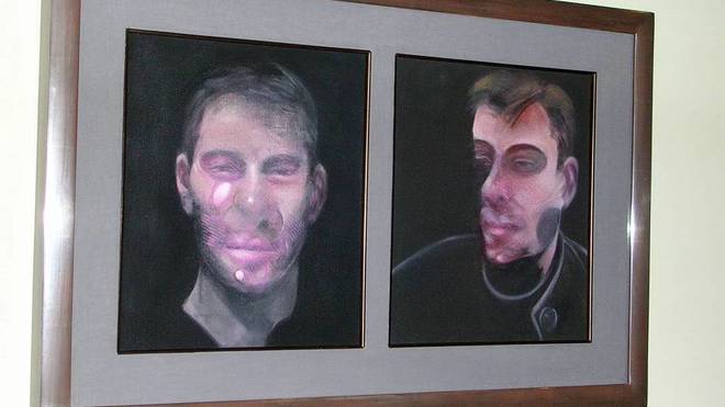 Retrato del pintor Francis Bacon.