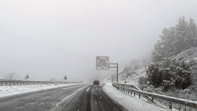 La nieve hace estragos en la A-6: cortes y dificultades en la circulación