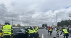 Accidente en cadena con unos 30 vehículos implicados en Madrid