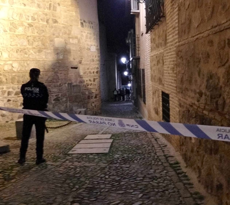 La policía investiga la aparición de cuatro cadáveres en pleno Casco Histórico de Toledo