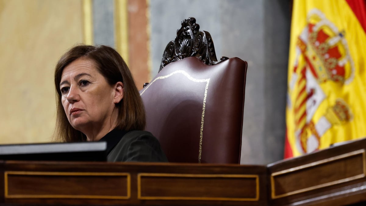 La presidenta del Congreso, Francina Armengol, preside una sesión en el Congreso de los Diputados