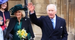 El rey Carlos III reaparece para la tradicional misa familiar de Pascua