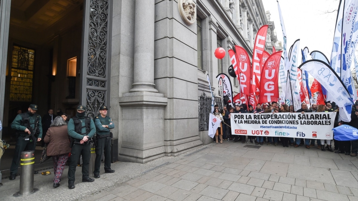 España se enfrenta a la primera huelga bancaria en 30 años con miles de oficinas afectadas