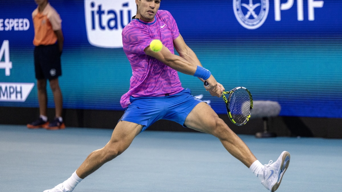 Carlos Alcaraz en el Torneo de Miami