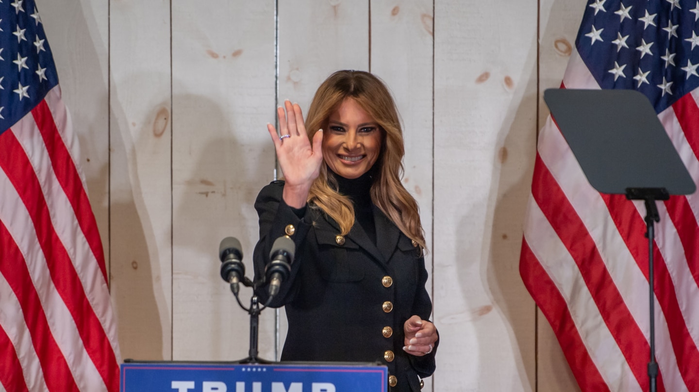 Melania Trump en la campaña de 2020