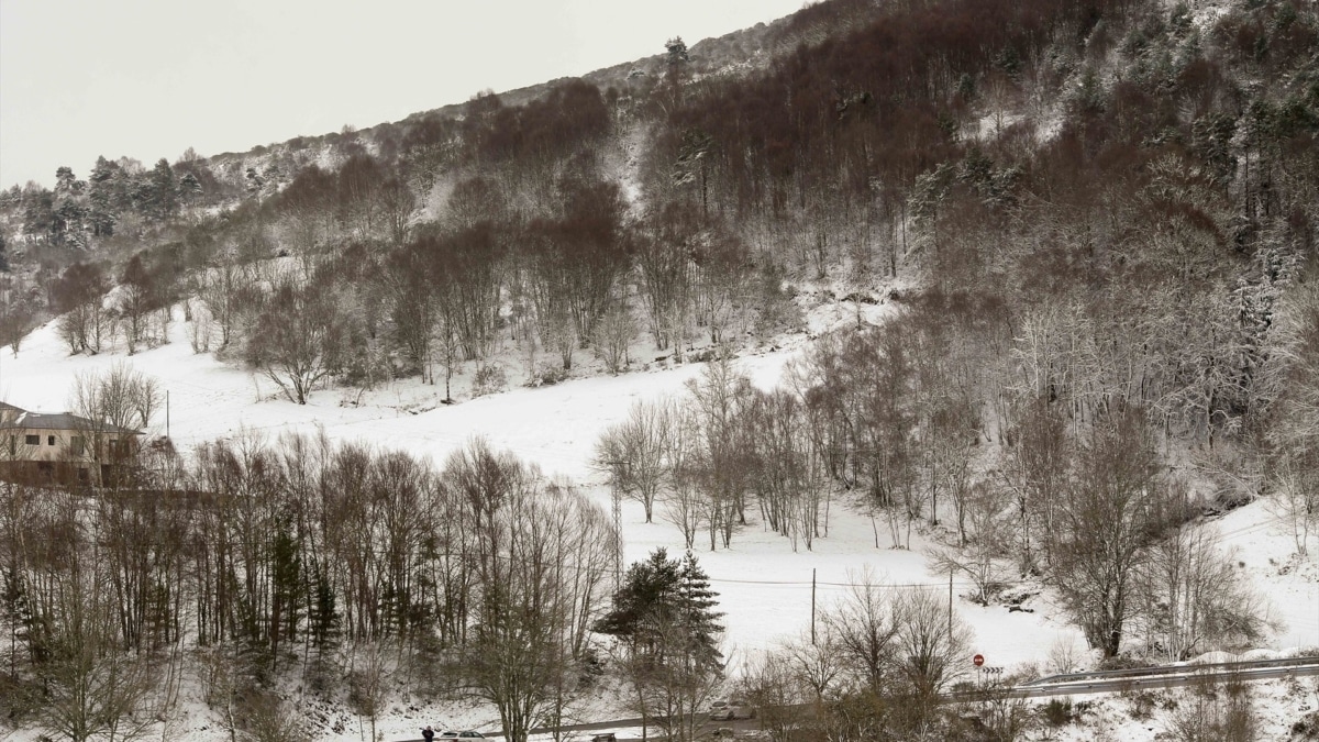 Nieve en Lugo.